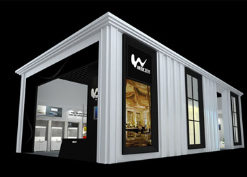 威珀衛(wèi)浴 展位設(shè)計特裝